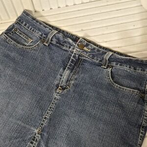 Jordache Lo-Rise Stretch Jean Skirt Size 13/14